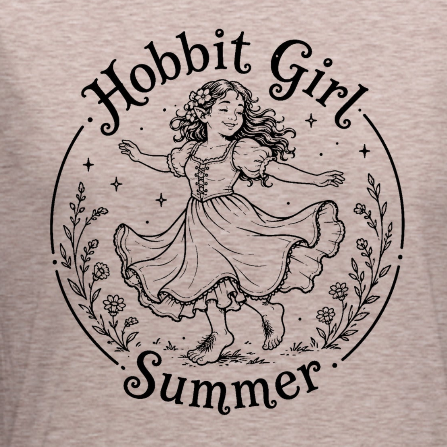 Hobbit Girl Summer - Tri-Blend T-shirt