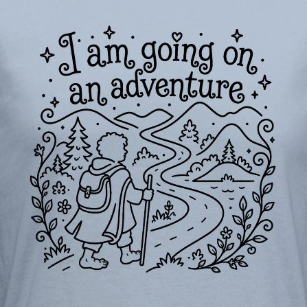 I Am Going On an Adventure - Tri-Blend T-shirt